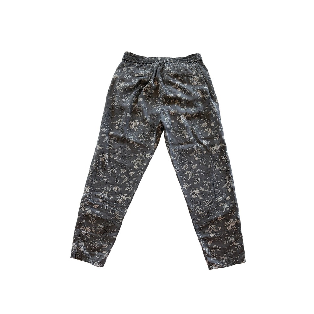 Gap Womens Floral Tencel Lyocell Pull On Pants Gray XS 227435 - Picture 2 of 7